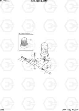 2080 BEACON LAMP HL740-7A, Hyundai