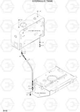 3110 HYDRAULIC TANK HL740-7A, Hyundai