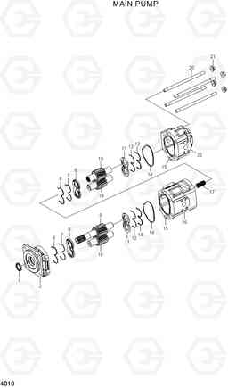 4010 MAIN PUMP HL740-7A, Hyundai