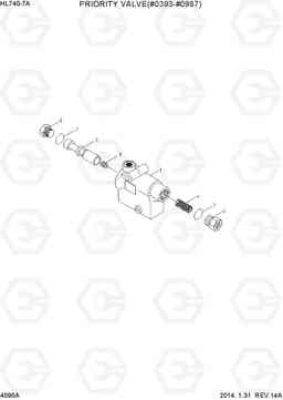 4090A PRIORITY VALVE(#0393-#0987) HL740-7A, Hyundai