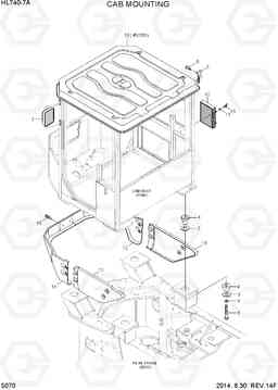 5070 CAB MOUNTING HL740-7A, Hyundai