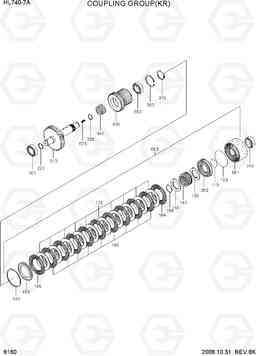 6160 COUPLING GROUP(KR) HL740-7A, Hyundai