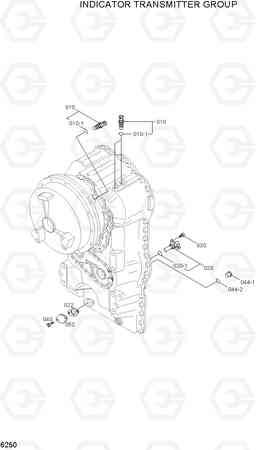 6250 INDICATOR TRANSMITTER GROUP HL740-7A, Hyundai