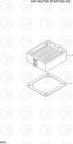 9010 AIR HEATER STARING AID HL740-7A, Hyundai