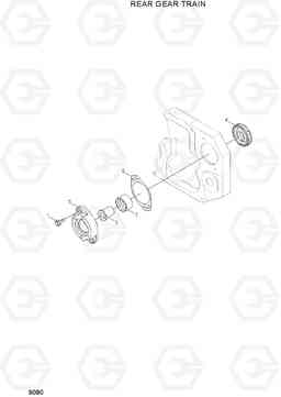 9080 REAR GEAR TRAIN HL740-7A, Hyundai