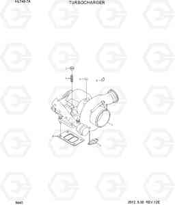 9440 TURBOCHARGER HL740-7A, Hyundai