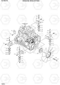 1010 ENGINE MOUNTING HL740-7S, Hyundai