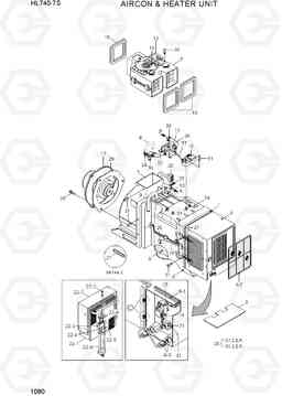 1080 AIRCON & HEATER UNIT HL740-7S, Hyundai