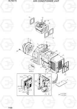 1100 AIR CONDITIONER UNIT HL740-7S, Hyundai