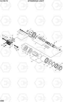4060 STEERING UNIT HL740-7S, Hyundai