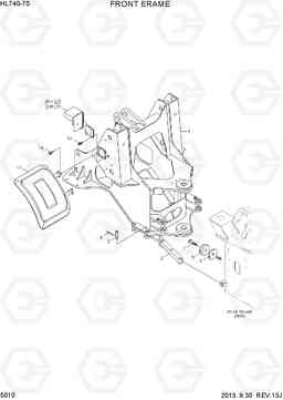 5010 FRONT FRAME HL740-7S, Hyundai