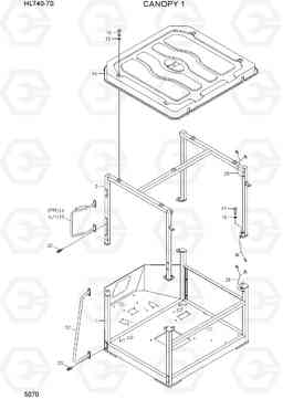 5070 CANOPY 1 HL740-7S, Hyundai