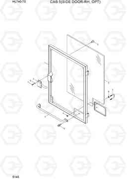 5145 CAB 5(SIDE DOOR-RH, OPT) HL740-7S, Hyundai