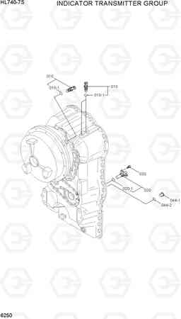 6250 INDICATOR TRANSMITTER GROUP HL740-7S, Hyundai