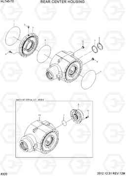 6320 REAR CENTER HOUSING HL740-7S, Hyundai