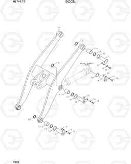 7020 BOOM HL740-7S, Hyundai