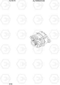 9130 ALTERNATOR HL740-7S, Hyundai