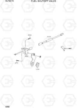 9260 FUEL SHUTOFF VALVE HL740-7S, Hyundai