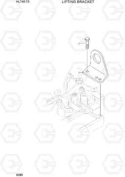 9280 LIFTING BRACKET HL740-7S, Hyundai