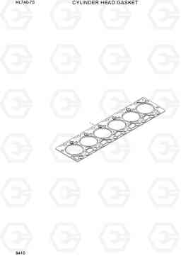 9410 CYLINDER HEAD GASKET HL740-7S, Hyundai