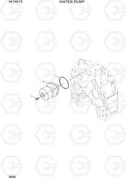 9540 WATER PUMP HL740-7S, Hyundai