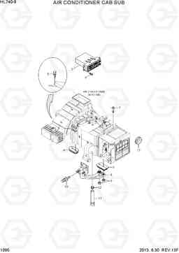 1095 AIR CONDITIONER CABIN SUB HL740-9, Hyundai