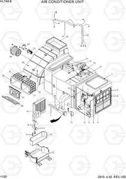 1100 AIR CONDITIONER UNIT HL740-9, Hyundai