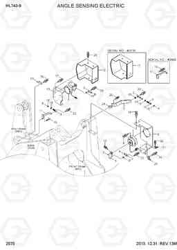 2070 ANGLE SENSING ELECTRIC HL740-9, Hyundai