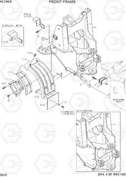 5010 FRONT FRAME HL740-9, Hyundai