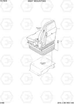 5160 SEAT MOUNTING HL740-9, Hyundai