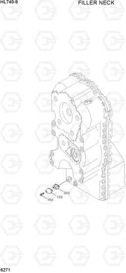 6271 FILLER NECK HL740-9, Hyundai