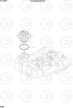 9090 THERMOSTAT HL740-9, Hyundai