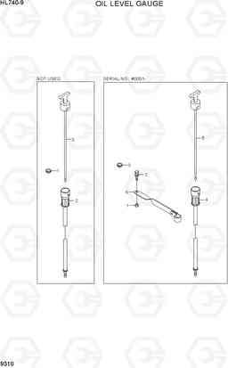 9310 OIL LEVEL GAUGE HL740-9, Hyundai