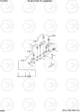 9430 INJECTOR PLUMBING HL740-9, Hyundai