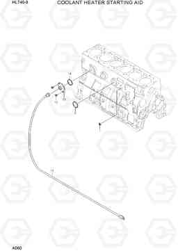 A060 COOLANT HEATER STARING AID HL740-9, Hyundai