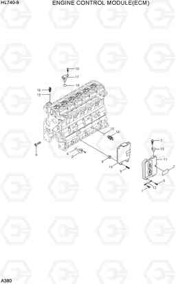 A380 ENGINE CONTROL UNIT(ECU) HL740-9, Hyundai