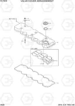A530 VALVE COVER ARRANGEMENT HL740-9, Hyundai
