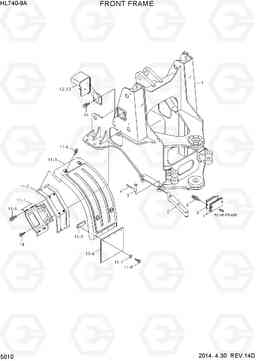 5010 FRONT FRAME HL740-9A, Hyundai