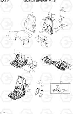 5176 SEAT(AIR, RETRACT 3