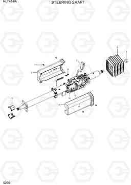 5200 STEERING SHAFT HL740-9A, Hyundai