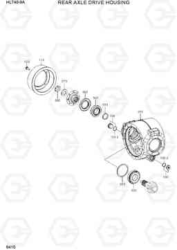 6410 REAR AXLE DRIVE HOUSING HL740-9A, Hyundai