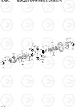 6445 REAR AXLE DIFFERENTIAL(LIMITED SLIP) HL740-9A, Hyundai