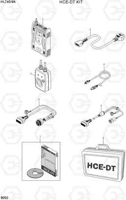 8050 HCE-DT KIT HL740-9A, Hyundai