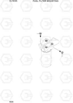 9220 FUEL FILTER MOUNTING HL740-9A, Hyundai