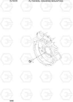 9260 FLYWHEEL HOUSING MOUNTING HL740-9A, Hyundai