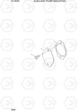 9330 AUXILIARY PUMP MOUNTING HL740-9A, Hyundai