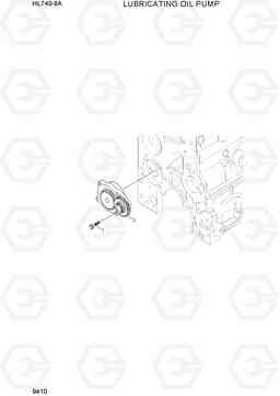 9410 LUBRICATING OIL PUMP HL740-9A, Hyundai