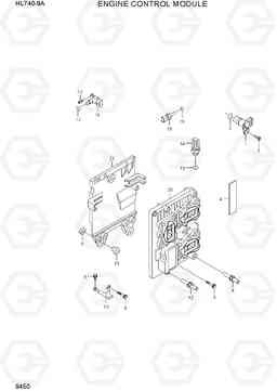 9450 ENGINE CONTROL MODULE HL740-9A, Hyundai