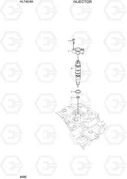 9490 INJECTOR HL740-9A, Hyundai