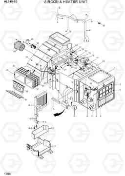 1080 AIRCON & HEATER UNIT HL740-9B(BRAZIL), Hyundai